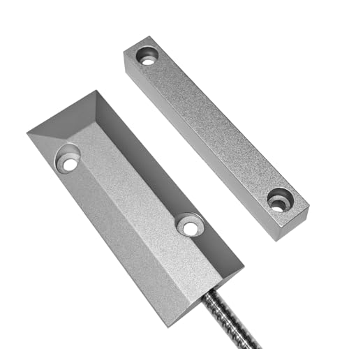 Sensor magnético de metal con cable para puerta de garaje blindada 6