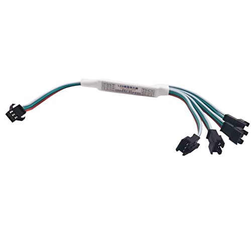 Image of WS2812B WS2811 16703 SK6812 WS2814 etc 3 pin RGB IC TTL Amplifier 1 to 4 Support 3 pin addressable LED Strip,LED String,Fairy String,LED Matrix ,LED Module etc DC5V DC12V DC24V (1 to 4)