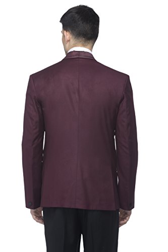 FAVOROSKI-Designer-Mens-Solid-Poly-Viscose-Slim-Fit-Shawl-Collar-Tuxedo-Suit-Blazer