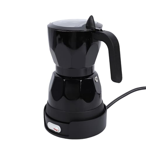 Cafetera eléctrica portátil tipo moka para 3 tazas miniatura 5
