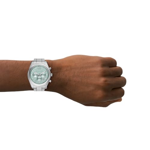 Miniatura 2 de Michael Kors Lexington Hombre Reloj de 45MM de Acero Inoxidable en Tono Plateado, MK9264