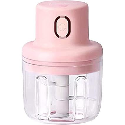 GRADALLMini Garlic Chopper 250ML, Portable Mini Food Chopper with USB Charging (Color: Assoted)-PID36475