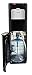 Igloo IWCBL5OSCLD1CHBKS Stainless Steel Hot & Cold Ozone Self-Cleaning Water Cooler Dispenser, Holds 3 & 5 Gallon Bottles, No Lift Bottom Loading Child Safety Lock,For Homes, Kitchens, black,stainless