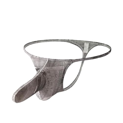 Men's Sexy Elephant Thong Mesh Underwear Briefs Transparent T back Panties G String Bikini3