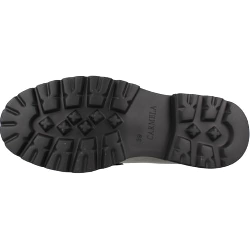 Carmela Para Mujer. 16199101-PLOMO Mocasines De Piel 161991 Plateado (41), Plata, Plano, Ninguno, Casual - 6