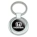 Honda Logo Keychain Classy Round Chrome Plated Metal