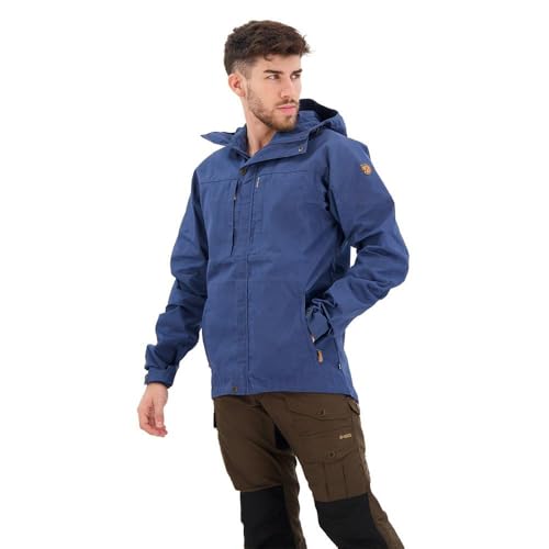 Image of Fjallraven Skogso Men's Jacket - Water and Wind Resistant, Adaptable w /Greenland Wax, Breathable - Hiking, Trekking