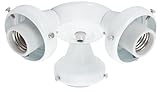 Hunter 99135 Three Light Fitter- White