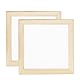 QUARKZMAN Papierherstellung Bildschirm Holz Papierherstellung 7,9 x 7,9 Zoll Papierherstellung Rahmen Kit für DIY Papierhandwerk Herstellung von Karten, Lesezeichen, Etiketten, 2 Packs