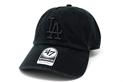 47 Brand (�t�H�[�e�B�[�Z�u���u�����h) �L���b�v 47 CLEAN UP ���T���[���X �h�W���[�X Los Angeles Dodgers (�u���b�N/�u���b�N) Free Size