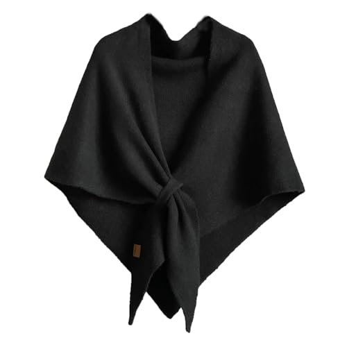 Pashmina Wraps Women Knitted Shawls and Wraps 2025 Fashion Solid Shoulder Top Sweater Cardigan Cape Shawl Scarf