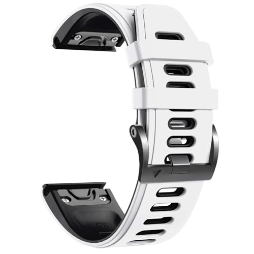 Bracelet de montre pour Fenix 7 en silicone noir et Forerunner 935 durable