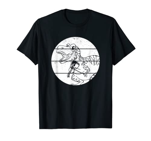 Instrumento de violín Dino para amantes del violín y los dinosaurios Camiseta