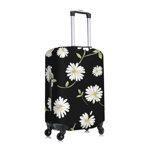Daisy Print Luggage Suitcase Covers Elastic Washable Luggage Protector Luggage Covers For Suitcase3