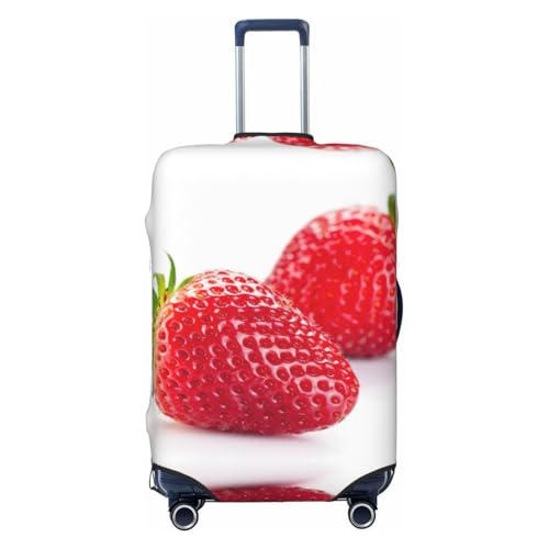 Strawberry Print Luggage Suitcase Cover Protector Luggage Washable Covers With Concealed Zipper
