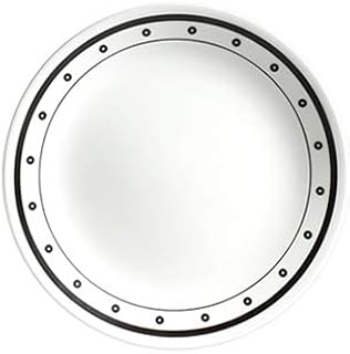 Black and White 2 Beads Bread & Butter Plate 6.75 in