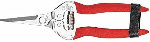 Corona Straight Snip, Stainless Steel, Garden Snips, Bypass, Red