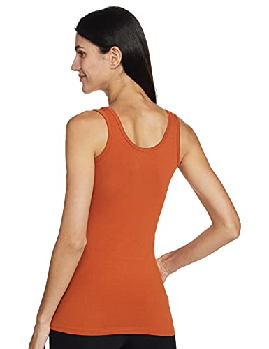 Image of Longies Women's Sleeveless Camisole (LWSLTPO2V001 D.Maroon & Rust10 S)