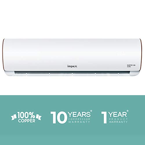 Image of Impex 1 Ton 3 Star Dual Inverter Split AC (Copper,i10 Astro,White)