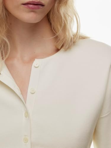 Womens Cropped Sweaters Fall Button Down V Neck Long Sleeve Pullover Solid Casual Ribbed Knit Slim Fit Cardigan3