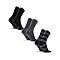 DANISH ENDURANCE Calzini con Bottone in Lana Merino, Anti-Umidità, Traspiranti, Unisex, 3 o 5 Paia, Multicolore (1x A Pois, 1x A Strisce, 1x Nero), 43-47