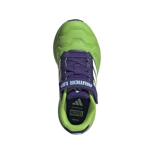 adidas Unisex-Child Marvel Run Falcon 5 Elastic Lace & Strap Sneaker2