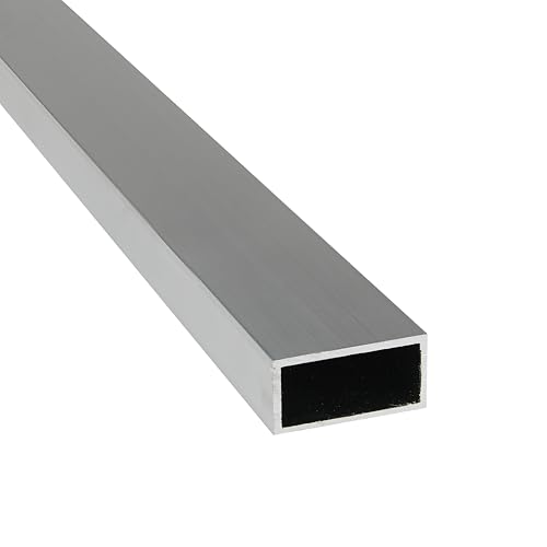 Aluminium Rechteckrohr | AlMgSi0,5 | EN AW-6060 | blank/roh | 50 x 20 x 2 mm | Länge: 1.000 mm ± 5 mm
