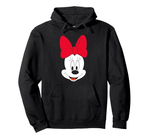 Sweat Minnie Mouse Disney à grand visage pull à capuche pour fille et femme