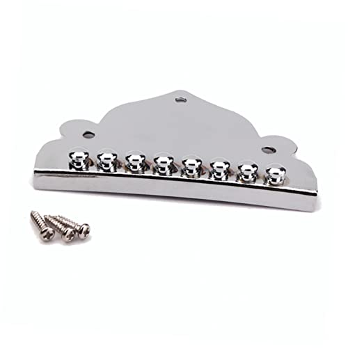 LOLIPPYY 三角メッキ 弦マンドリンテールピース ネジ付き 部品交換用 ギターメーカー向け マンドリンアアクセサリー 取り付け簡単