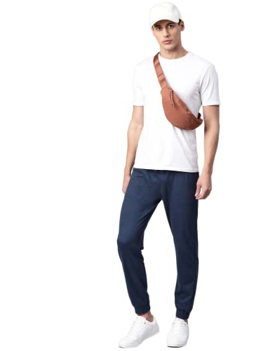Image of Hubberholme Men's Slim Fit Cotton Track Pants - Trackpant with Drawstring Elastic Waistband, Lower for Jogging, Gym, Sports & Dailywear