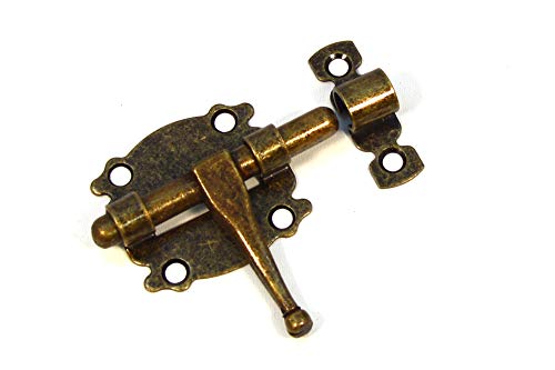 Oro antico, aspetto antico Chiavistello per mobili, antichità, antico, 50 mm