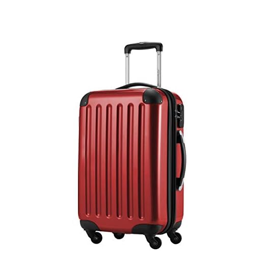 Hauptstadtkoffer Alex, Maleta a Mano Rígida, Rojo (Red), 55 cm