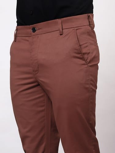 Image of Beyoung Cotton Lycra Classic Fit Chino Pants for Men | Casual Pants | Stretchable Chinos | Slant Pockets | Chino Trousers