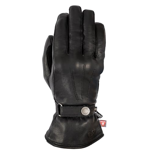 Oxford Holton - Guantes de Motocicleta Impermeables para Mujer, Color Negro, Talla S