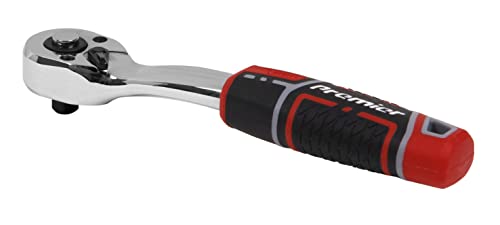 Sealey Premier Pear-Head Offset Ratchet Wrench 1/4" Sq Drive with Flip Reverse - AK8937, Chrome - Image 2