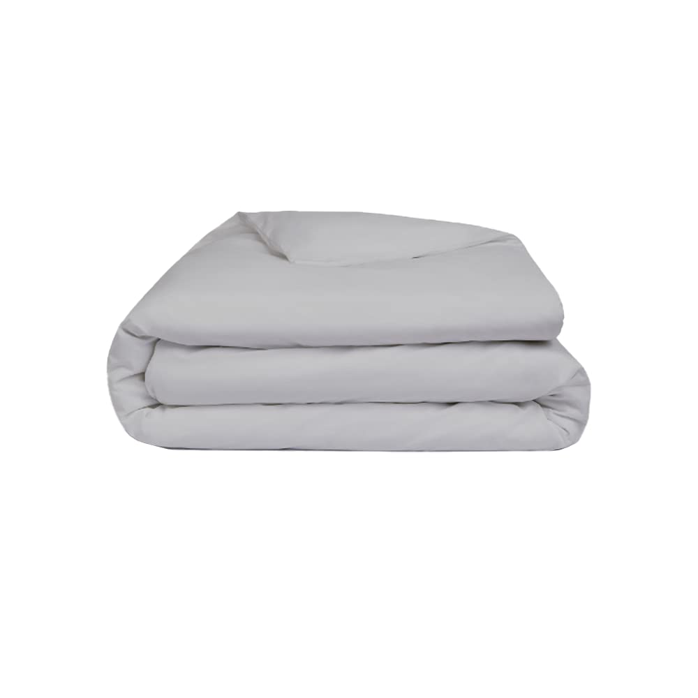 BYFTOrchard Exclusive (Grey) Single Size Duvet Cover (165 x 245 + 30 Cm -Set of 1 Pc) Cotton percale Weave, Soft and Luxurious, Hotel Quality Bed linen -180 TC