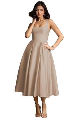Women's Straps Prom Dress A-Line Pleated Satin Pleated Formal Dress with Pockets 2025 LN112