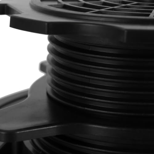 Soporte para suelo de plástico negro ajustable para tarimas de exterior pack de 5 unidades 4