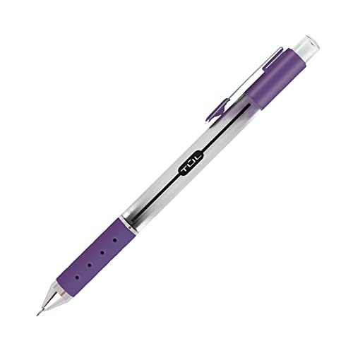 Tul Retractable Gel Pens, Needle Point, 0.5 Mm, Gray Barrel, Assorted Bright Ink Colors, Pack Of 8 #TOP5