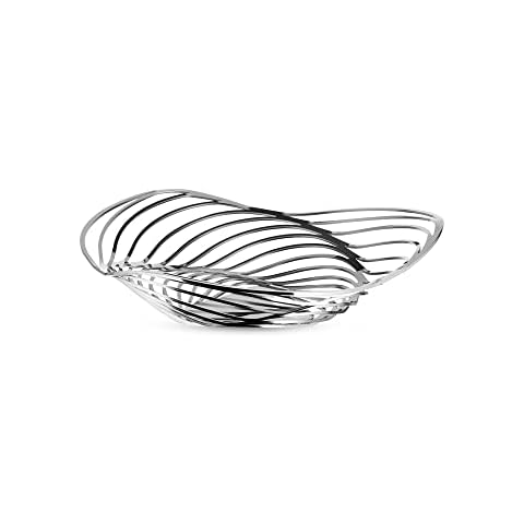 Alessi ACO02 Trinity Korbschale aus Edelstahl 18/10 glänzend poliert ᴓ 26,0cm Cover