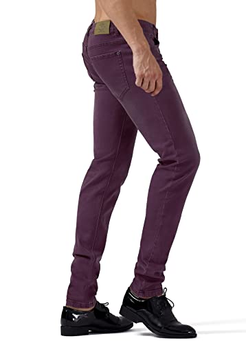 ZLZ Jeans Pants Slim Fit, Younger-Looking Fashionable Colorful Comfy Stretch Jeans Pants for Men, Skinny Jeans Stretch Fit …