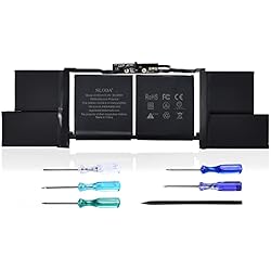 SLODA A1953 Bateria de Laptop para MacBook Pro 15'' A1990 (Mediados 2018 2019 Versión) EMC 3215 3359 BTO cto Touch Bar MV902LL/A MV912LL/A MV922LL/A MV932LL/A MV942LL/A [Li-Polymer 11.4V 7400mAh]