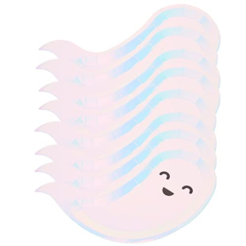 NOLITOY Halloween Halloween Paper Plates 8pcs Serving Trays Ghost Plates Tableware Party Supplies for Decorations 8pcs Disposable Paper Plate