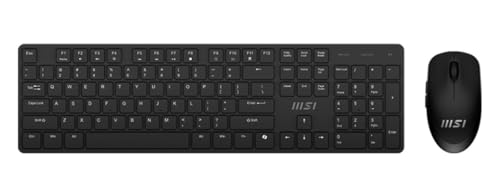 MSI GG FORGE K200 W COMBO TR 2.4GHz WIRELESS, 600mAH Lithium battery. Mouse; Pixart Optical Sensor, 1600 DPI