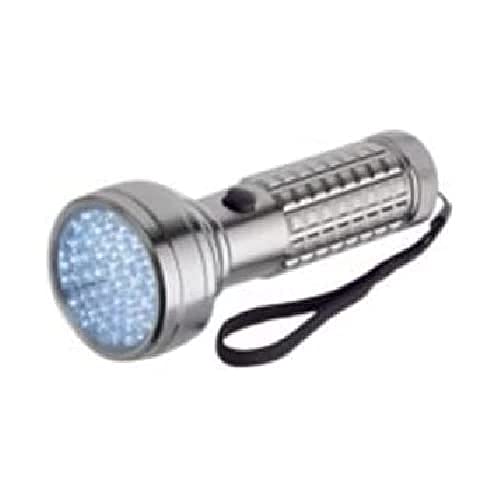 neoLab Kunststoff LED Taschenlampe mit 51 LED`s, Extrem Hell, Silber, 147 mm Länge