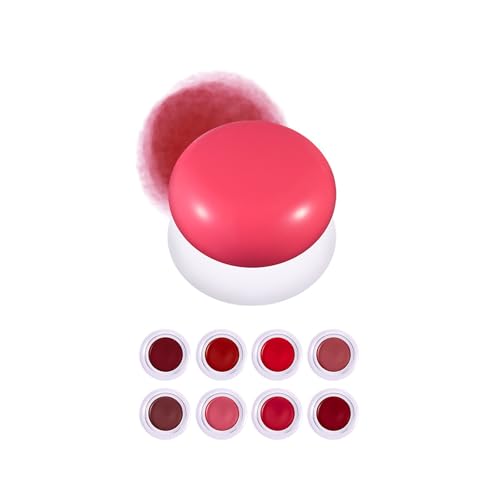 Blurry Pudding Pot for Lip & Cheek | Multi-Use Soft Matte Finish Makeup Blush, Buildable Lightweight Easy to Blend | Natural Glow High Pigment Lipstick Blush Lasting Lip Tint