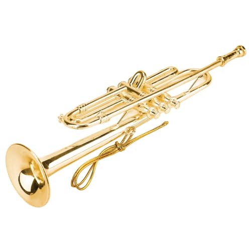 Miniature Trumpet Model Christmas Tree Decorations Mini Musical Instrument for Holiday Decorations for Collection