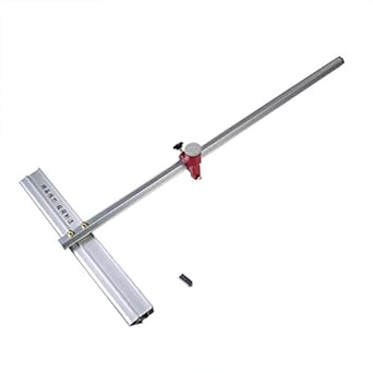 A TO Z Glass T Type Aluminium Alloy Push Glass Cutter Tool (Inches and Centimeters) 60cm Length
