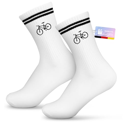 TUZELIYA Fahrrad Geschenk, Lustige Radfahrer Socken 42-46, Tennissocken Zubehör Accessoires Geschenk, Geburtstag Weihnachten Fahrradliebhaber Geschenke für Männer Freunde Familie Liebhaber TUZELIYA Fahrrad Geschenk, Lustige Radfahrer Socken 42-46, Tennissocken Zubehör Accessoires Geschenk, Geburtstag Weihnachten Fahrradliebhaber Geschenke für Männer Freunde Familie Liebhaber