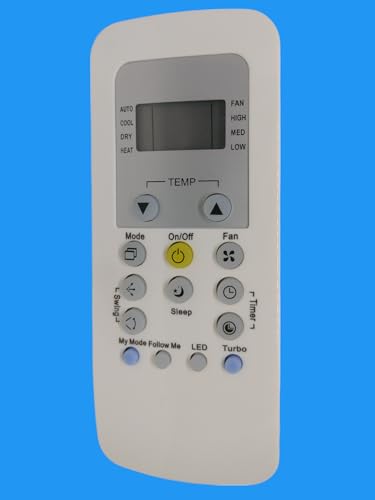 Image of AMAZOR Compatible /Replacement Carrier AC Remote Control - Suitable for 1 Ton, 1.5 Ton, 2 Ton Split & Window Air Conditioners (Exact Matching Remote Required) (Model 11 Same)